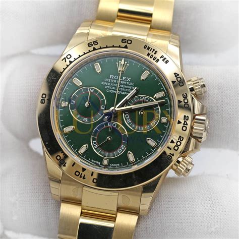 daytona rolex green dial